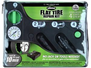 Automatická opravná sada Slime Flat Tyre Repair Kit – pro defekty osobních vozů