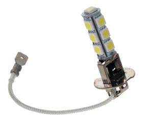 LED žárovka 12V s paticí H3, 13LED/3SMD